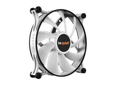 be quiet! be quiet Shadow Wings 2 140mm White UltraSilent 900 RPM Case Fan 147 dBA AntiVibration Mounts Durable Rifle Bearing Easy ToolFree PushPin Installation