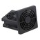 BQLZR 60mm Black Plastic Case Fan Filter Guard Grill or Cover PC Computer Pack of 5