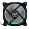 Computer Upgrade CUK 7Pack Green Halo Ring 120mm LED Vibrant Color Computer Case Fan for CPU Coolers and Radiators High Airflow 45 CFM AntiVibration Pads