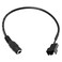 DGZZI 55x21mm DC Female Plug to 4Pin Male PC Fan Power Supply Adapter