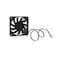 DORHEA Dorhea Fan 60x60x10 mm DC 24V 6010 Brushless Cooling Fan Replacement Ball Bearing 60mm Fan for Cooling DIY PC Computer Case Fan 2 Pin Case Fan Pack of 4Pcs