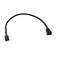 Easycargo 30cm Case Fan Extension Cable PWM Fan Cable Extension 3 pin 4 pin Case Fan Power Extension 1Pack