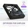NZXT F140Q 140mm Quiet Airflow Fans Single Black