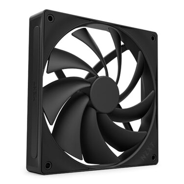 NZXT F140Q 140mm Quiet Airflow Fans Single Black