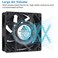GDSTIME 1238 48V Fan 120mm x 38mm Dual Ball Bearings DC Brushless Cooling Fan