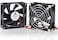 GDSTIME 2 Pack 80mm x 25mm Dual Ball Bearings High Speed 4500RPM 12V DC Brushless Cooling Fan 2Pin