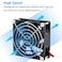 GDSTIME 2 Pack 80mm x 25mm Dual Ball Bearings High Speed 4500RPM 12V DC Brushless Cooling Fan 2Pin