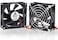 GDSTIME 2 Pack 80mm x 25mm Dual Ball Bearings High Speed 4500RPM 12V DC Brushless Cooling Fan 2Pin