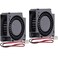 GDSTIME 2Pack 30mm x 30mm x 10mm 12V Mini Brushless Cooling Blower Fan Dual Ball Bearing