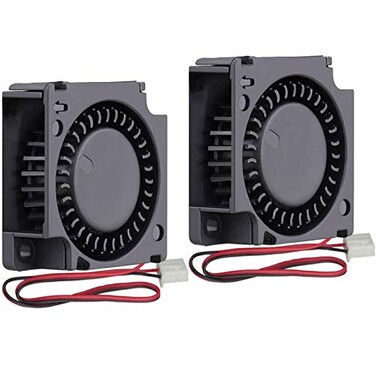GDSTIME 2Pack 30mm x 30mm x 10mm 12V Mini Brushless Cooling Blower Fan Dual Ball Bearing