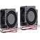 GDSTIME 2Pack 30mm x 30mm x 10mm 12V Mini Brushless Cooling Blower Fan Dual Ball Bearing