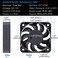 GDSTIME 2Pack 50mm x 50mm x 12mm 24v Dual Ball Bearing Brushless DC Cooling Fan 2Pin