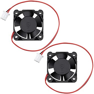 GDSTIME 30mm x 30mm x 10mm 1 inch Small 12V DC Brushless Cooling Fan 2Pack