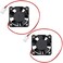 GDSTIME 30mm x 30mm x 10mm 1 inch Small 12V DC Brushless Cooling Fan 2Pack