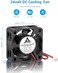 GDSTIME 40mm Brushless Cooling Fan 40mm x 40mm x 20mm 24V DC Fan 2Pin 6000RPM for 3D Printer 2Pack