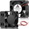 GDSTIME 40mm Brushless Cooling Fan 40mm x 40mm x 20mm 24V DC Fan 2Pin 6000RPM for 3D Printer 2Pack