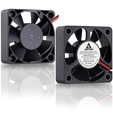 GDSTIME 5015 50mm x 50mm x 15mm 12V Dc Brushless Cooling Fan 2Pack