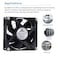 GDSTIME EC Cooling Fan 80mm x 80mm x 25mm AC 110V 115V 120V 220V 240V Dual Ball Bearing