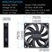 GDSTIME USB Connector 80mm x 80mm x 15mm DC 5V Power 3 Inch Brushless Cooling Fan
