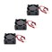 Honbay 3pcs DC 12V 01A 2Pin 25mm x25mm x10mm Mini Brushless Cooling Fan