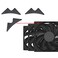 JJHXSM 60pcs Cooling Fan Damper 120140mm Fans Shock Absorbing Sealing Silicone Gasket for PC Computer Case Fan