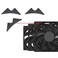 JJHXSM 60pcs Cooling Fan Damper 120140mm Fans Shock Absorbing Sealing Silicone Gasket for PC Computer Case Fan
