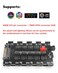 Besvalo PWM 4Pin and 5V 3Pin ARGB Hub 2in1 Sync Hub with SATA Power Port CPU Cooling Fan RGB Lighting Effect Controll Cable Splitter for Extended Motherboard Interface