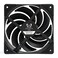SCYTHE Scythe Wonder Snail 120 PWN 2400 RPM 120mm x 25mm Static Pressure Optimized HighPerformance Computer Case Fan Fluid Dynamic Bearing 4Pin Connector Single Pack Black
