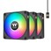 Thermaltake CT120 EX ARGB Reverse PC Cooling Fan 3Fan Pack Magnetic Connection 5V Motherboard Sync 168 Million Colors 9 Addressable LEDs 120 mm CaseRadiator Fan CLF192PL12SWA
