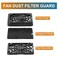 uxcell 2 Pieces Dustproof PC Fan Dust Filter Computer Fan Filter Grills Guard Plastic Mesh Cover for 40mm PC Case Fan