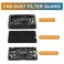 uxcell 2 Pieces Dustproof PC Fan Dust Filter Computer Fan Filter Grills Guard Plastic Mesh Cover for 40mm PC Case Fan