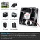 Wathai 2Pin 120mm x 38mm Brushless Cooling Case Fan 12V 2pin DC High Airflow Cooler Fan