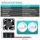 Wathai 40mm x 20mm 3pin Computer Case Fan 12V High Speed Replacement for DIY CPU Cooler Routers Switches NASDVRs Cooling 2 Pack