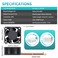 Wathai 40mm x 20mm 3pin Computer Case Fan 12V High Speed Replacement for DIY CPU Cooler Routers Switches NASDVRs Cooling 2 Pack