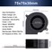 Wathai 75mm x 30mm DC Blower Fan 24V Brushless Cooling Fan for Receiver AV Cabinet PS4 PC Laptop