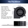 Wathai 75mm x 30mm DC Blower Fan 24V Brushless Cooling Fan for Receiver AV Cabinet PS4 PC Laptop