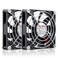 Wathai DC Brushless 12V Cooling Case Fan 80mm x 15mm 3 2Pin for Exhaust Replacement Part 2Pack