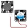 WINSINN 25mm Fan 24V 3D Printer Micro 24 Volt Fans 2510 Dual Ball Bearing Brushless Cooling 25mmx10mm 2PIN Pack of 2Pcs