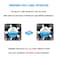 WINSINN 25mm Fan 5V 3D Printer Micro 5 Volt Fans 2510 Dual Ball Bearing Brushless Cooling 25mmx10mm 2PIN Pack of 2Pcs