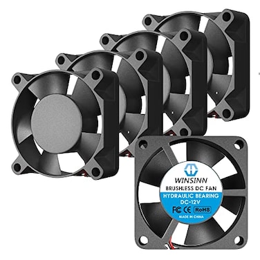WINSINN 30mm 12V Fan Hydraulic Bearing 9000 RPM 3010 Cooling Fan for Computer Systems 30cm Cable with XH2542PIN Brushless 30x10mm 5Pcs