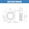 WINSINN 30mm Blower Fan 24V Micro 24 Volt Fans Blower 3010 Dual Ball Bearing 30mmx10mm 2PIN Pack of 2Pcs