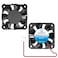 WINSINN 40mm Fan 12V 3D Printer Micro 12 Volt Fans 4010 Dual Ball Bearing Brushless Cooling 40mmx10mm 2PIN Pack of 2Pcs
