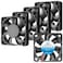 WINSINN 50mm 12V Fan Hydraulic Bearing 6000 RPM 5010 Cooling Fan Replacement for 3D PrintersComputer CasesSmall Appliances 30cm Cable with XH2542PIN Brushless 50x10mm 5Pcs