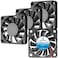 WINSINN DC 60mm Fan 5V 6010 Dual Ball Bearing Brushless Cooling 60mmx10mm 2PIN Pack of 4Pcs