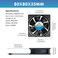 WINSINN DC 80mm USB Fan 5V 8025 Sleeve Bearing Brushless Cooling 80mmx25mm 2PIN Pack of 2Pcs