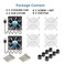 WINSINN DC 80mm USB Fan 5V 8025 Sleeve Bearing Brushless Cooling 80mmx25mm 2PIN Pack of 2Pcs