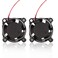 Blacell Zittop 2 Pieces BXR 25mm X 25 X 10 Brushless Cooling Fan Small Micro Flow CFM 12v C11
