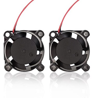 Blacell Zittop 2 Pieces BXR 25mm X 25 X 10 Brushless Cooling Fan Small Micro Flow CFM 12v C11