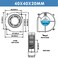 WINSINN 40mm Blower Fan 24V 3D Printer Micro 24 Volt Fans Blower 4020 Hydraulic Bearing 40mmx20mm 2PIN Pack of 4Pcs
