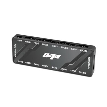 ITleads 2in1 PWM ARGB Fan Hub 16Port SATA Powered Splitter
